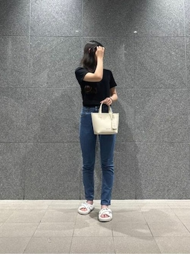 「CHARLES & KEITH（チャールズ & キース）のアイテム」を使った、CHARLES & KEITHさん（レディース・160cm）の夏コーディネート