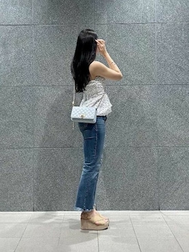 「CHARLES & KEITH（チャールズ & キース）のアイテム」を使った、CHARLES & KEITHさん（レディース・160cm）の夏コーディネート
