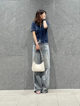 「CHARLES & KEITH（チャールズ & キース）のアイテム」を使った、CHARLES & KEITHさん（レディース・160cm）の夏コーディネート