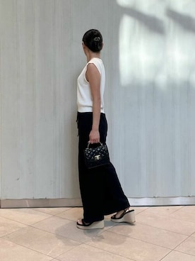 「CHARLES & KEITH（チャールズ & キース）のアイテム」を使った、CHARLES & KEITHさん（レディース・160cm）の夏コーディネート