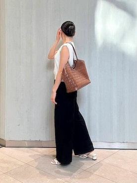 「CHARLES & KEITH（チャールズ & キース）のアイテム」を使った、CHARLES & KEITHさん（レディース・160cm）の夏コーディネート