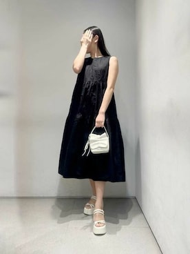 「CHARLES & KEITH（チャールズ & キース）のアイテム」を使った、CHARLES & KEITHさん（レディース・160cm）の夏コーディネート