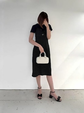 「CHARLES & KEITH（チャールズ & キース）のアイテム」を使った、CHARLES & KEITHさん（レディース・160cm）の夏コーディネート