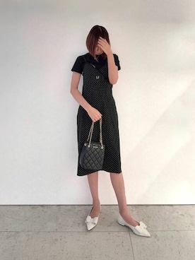 「CHARLES & KEITH（チャールズ & キース）のアイテム」を使った、CHARLES & KEITHさん（レディース・160cm）の夏コーディネート