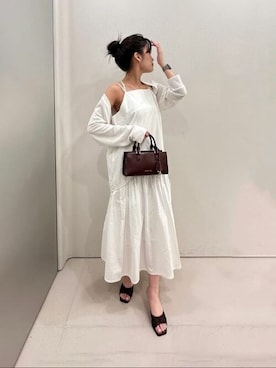 「CHARLES & KEITH（チャールズ & キース）のアイテム」を使った、CHARLES & KEITHさん（レディース・160cm）の夏コーディネート