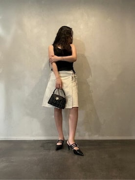 「CHARLES & KEITH（チャールズ & キース）のアイテム」を使った、CHARLES & KEITHさん（レディース・160cm）の夏コーディネート