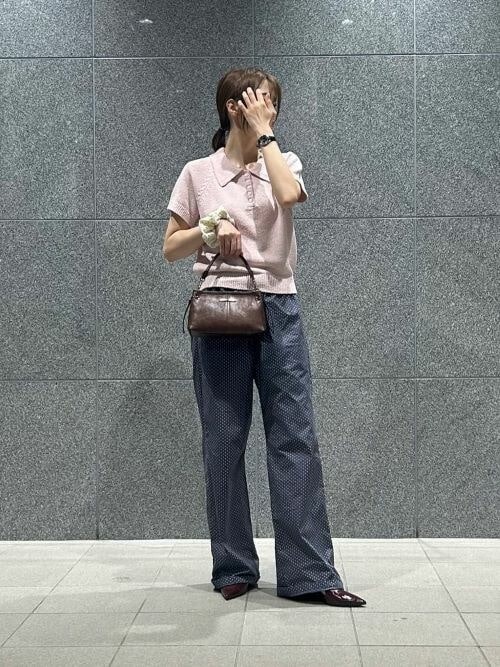 Noane ノアン クリンクルエフェクトドロウストリングトップハンドル