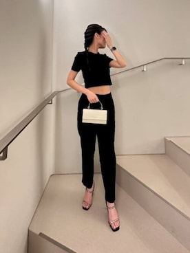 「アイテム（財布）」を使った、CHARLES & KEITHさん（レディース・160cm）の夏コーディネート