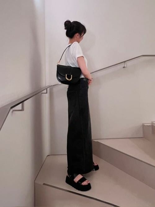 チャールズ＆キース チャンキーフラットフォームサンダル 23.5 Jadis ジェイディス チャンキーフラットフォームサンダル