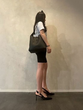 「アイテム（パンプス）」を使った、CHARLES & KEITHさん（レディース・160cm）の夏コーディネート