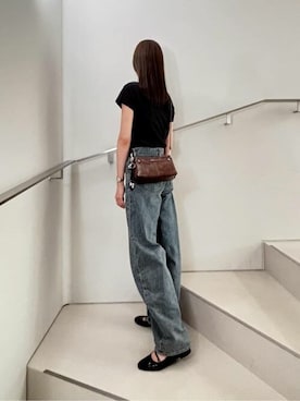 「アイテム（キーケース/キーアクセサリー）」を使った、CHARLES & KEITHさん（レディース・160cm）の夏コーディネート