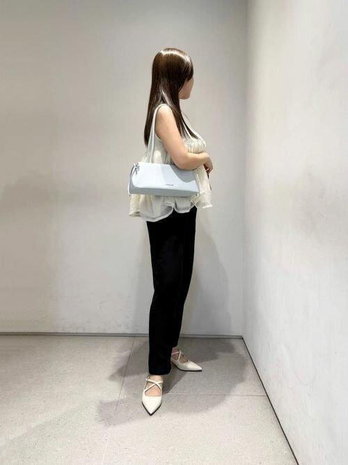 CHARLES & KEITH ボウイロンゲイティッドトラペーズショルダーバッグ CHARLES ＆ KEITH ショルダーバッグ バッグ ボウ イロンゲイ