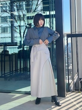 「#ブルー」｜uthikariさん（レディース・152cm）の春コーディネート