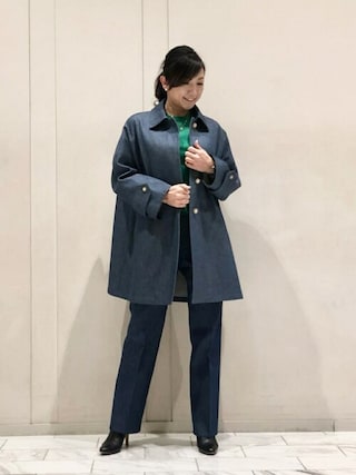 美品✨マッキントッシュ　ROSLEY/ロズリー　デニムステンカラーコート　38 72495267_34_d_215.jpg