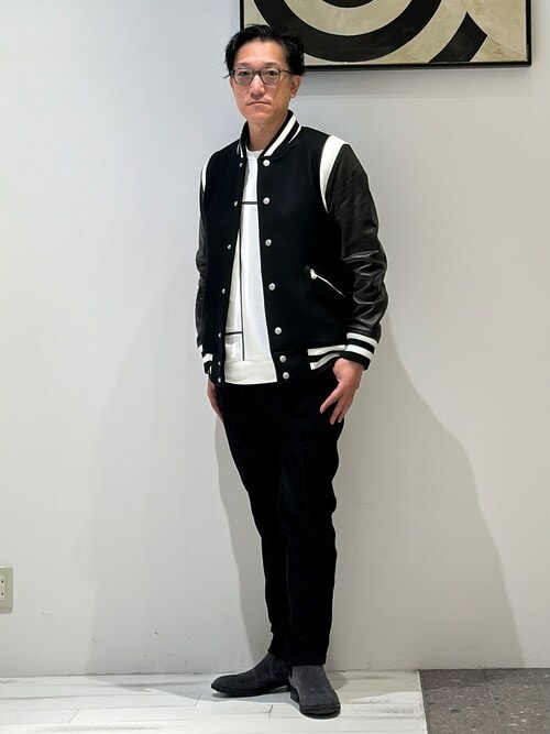 5351 POUR LES HOMMES ブルゾン アウター スタジアムジャケット