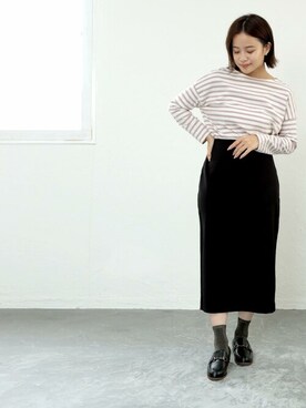 「ビットローファー」｜「アイテム（パンプス）」を使った、sr__aさん（レディース・152cm）の秋コーディネート