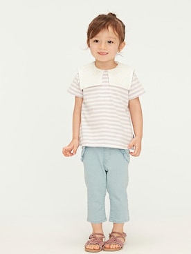 「Moujonjon（ムージョンジョン）のアイテム」を使った、こどもの森e-shopさん（キッズ・90cm）の夏コーディネート