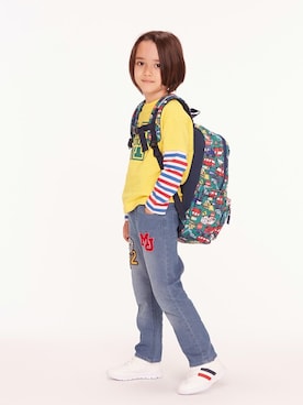 「リュックサック」｜こどもの森e-shopさん（キッズ・110cm）の冬コーディネート