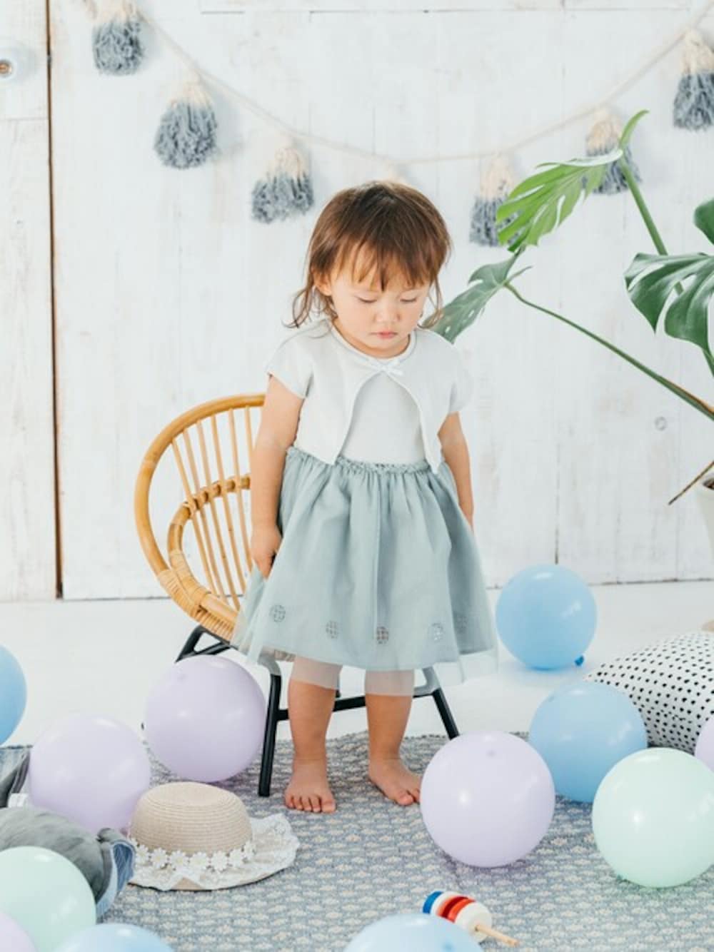 kids zoo（キッズズー）の「レイヤードワンピース風チュール