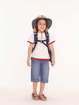 こどもの森e-shopさん（キッズ・110cm）の夏コーディネート