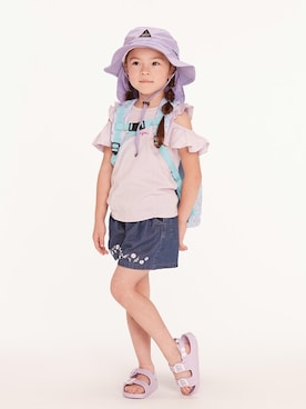 こどもの森e-shopさん（キッズ・110cm）の夏コーディネート