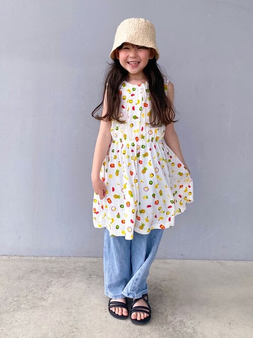 セール】フルーツ柄ワンピース（ワンピース）｜Naughty Company