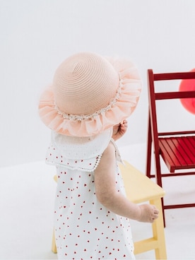 「アイテム（チュニック）」を使った、こどもの森e-shopさん（キッズ・80cm）の夏コーディネート