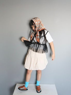 pietスタッフさん(キッズ・129cm)の春コーディネート