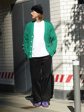 「ワイドシルエット」｜UNIIT ZOZOTOWN店さん（メンズ・182cm）の秋コーディネート