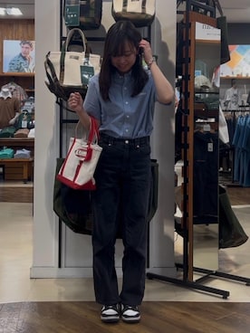「BeanOutsider」｜LLB桂川店さん（レディース・161cm）の夏コーディネート
