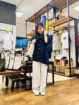 「BeanOutsider」｜LLB桂川店さん（レディース・161cm）の夏コーディネート