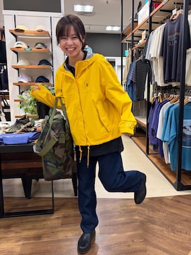 「L.L.Bean（エルエルビーン）のアイテム（トップス）」を使った、LLB桂川店さん（レディース・161cm）の夏コーディネート