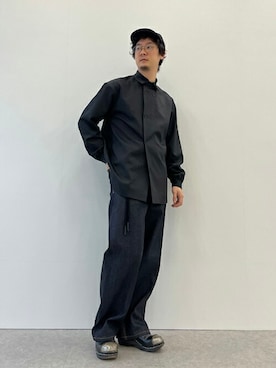 「JOSEPH STUDIO（ジョゼフストゥディオ）のアイテム（パンツ）」を使った、JOSEPH_STUDIO_MEN_OFFICIALさん（メンズ・178cm）の秋コーディネート