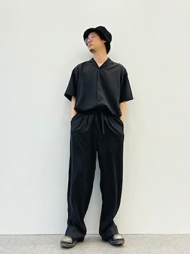 「JOSEPH STUDIO（ジョゼフストゥディオ）のアイテム（パンツ）」を使った、JOSEPH_STUDIO_MEN_OFFICIALさん（メンズ・178cm）の夏コーディネート