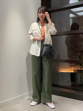 「FAEDA（ファエダ）のアイテム」を使った、大塚さん（レディース・164cm）の冬コーディネート