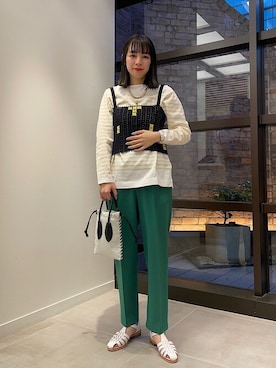 「FAEDA（ファエダ）のアイテム」を使った、大塚さん（レディース・164cm）の春コーディネート