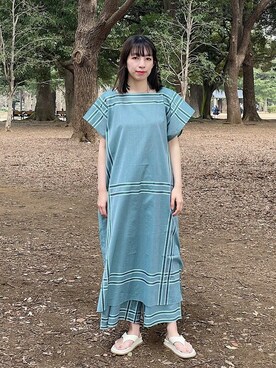 「FAEDA（ファエダ）のアイテム」を使った、大塚さん（レディース・164cm）の春コーディネート