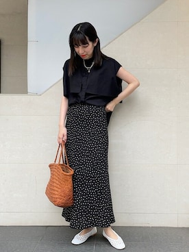 「FAEDA（ファエダ）のアイテム」を使った、大塚さん（レディース・164cm）の春コーディネート