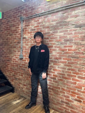 「HYSTERIC GLAMOUR（ヒステリックグラマー）のアイテム（その他アウター）」を使った、shotaroさん（メンズ・179cm）の秋コーディネート