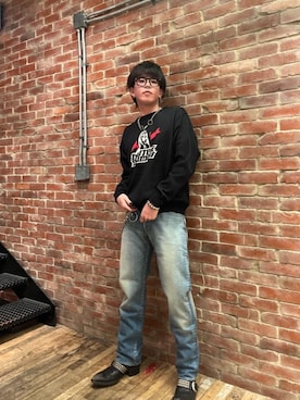 「アイテム（ウォレットチェーン）」を使った、shotaroさん（メンズ・179cm）の秋コーディネート