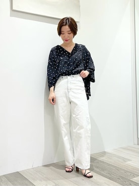 Noble(ノーブル)のデニムパンツを使った人気ファッション