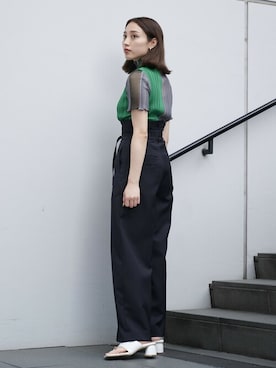 「螟上さ繝ｼ繝・」｜水野里咲さん（レディース・160cm）の夏コーディネート