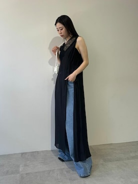 「LA BELLE ETUDE（ラベルエチュード）のアイテム（ワンピース/ドレス）」を使った、LA BELLE ETUDEさん（レディース・163cm）の夏コーディネート