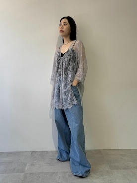 「LA BELLE ETUDE（ラベルエチュード）のアイテム（シャツ/ブラウス）」を使った、LA BELLE ETUDEさん（レディース・163cm）の夏コーディネート