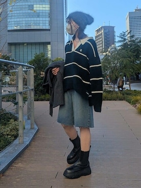 RAYCASSIN_officialさん（レディース・158cm）の冬コーディネート