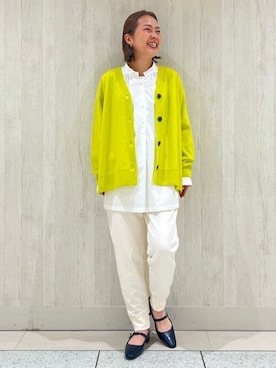 「FABIO RUSCONI（ファビオルスコーニ）のアイテム」を使った、minamiさん（レディース・157cm）の秋コーディネート