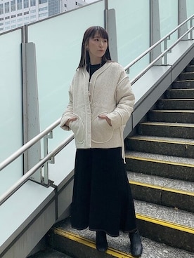 「#今日のコーデ」｜「アイテム（ブルゾン）」を使った、saitoさん（レディース・153cm）の秋コーディネート