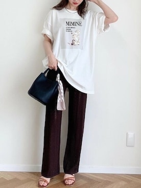 「dazzlin（ダズリン）のアイテム（サンダル）」を使った、marinさん（レディース・164cm）の春コーディネート