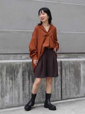 「JOURNAL STANDARD SELECT（ジャーナルスタンダードセレクト）のアイテム」を使った、migitaさん（レディース・155cm）の夏コーディネート