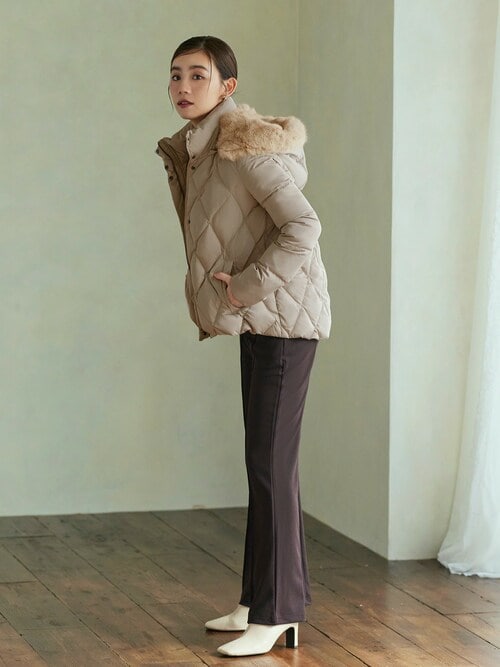 RUIRUE BOUTIQUERUIRUEBOUTIQUE����̃_�E���W���P�b�g/�R�[�g�u���r�b�g�t�@�[�L���g�_�E���W���P�b�g �b ���f�B�[�X �A�E�^�[ �H�D �̌^�J�o�[ �ۉ� �g���� �V���[�g�R�[�g �~�h���R�[�g �t�[�h �V���[�g�_�E�� �t�@�[ �_�E���W���P�b�g �V���[�g�� ���r�b�g�t�@�[ �_�C���L���g �L���e�B���O�iRUIRUE BOUTIQUE�b���C���G�u�e�B�b�N�j�v���g�����R�[�f�B�l�[�g